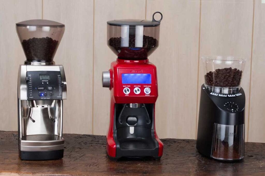 coffee maker with drinder
